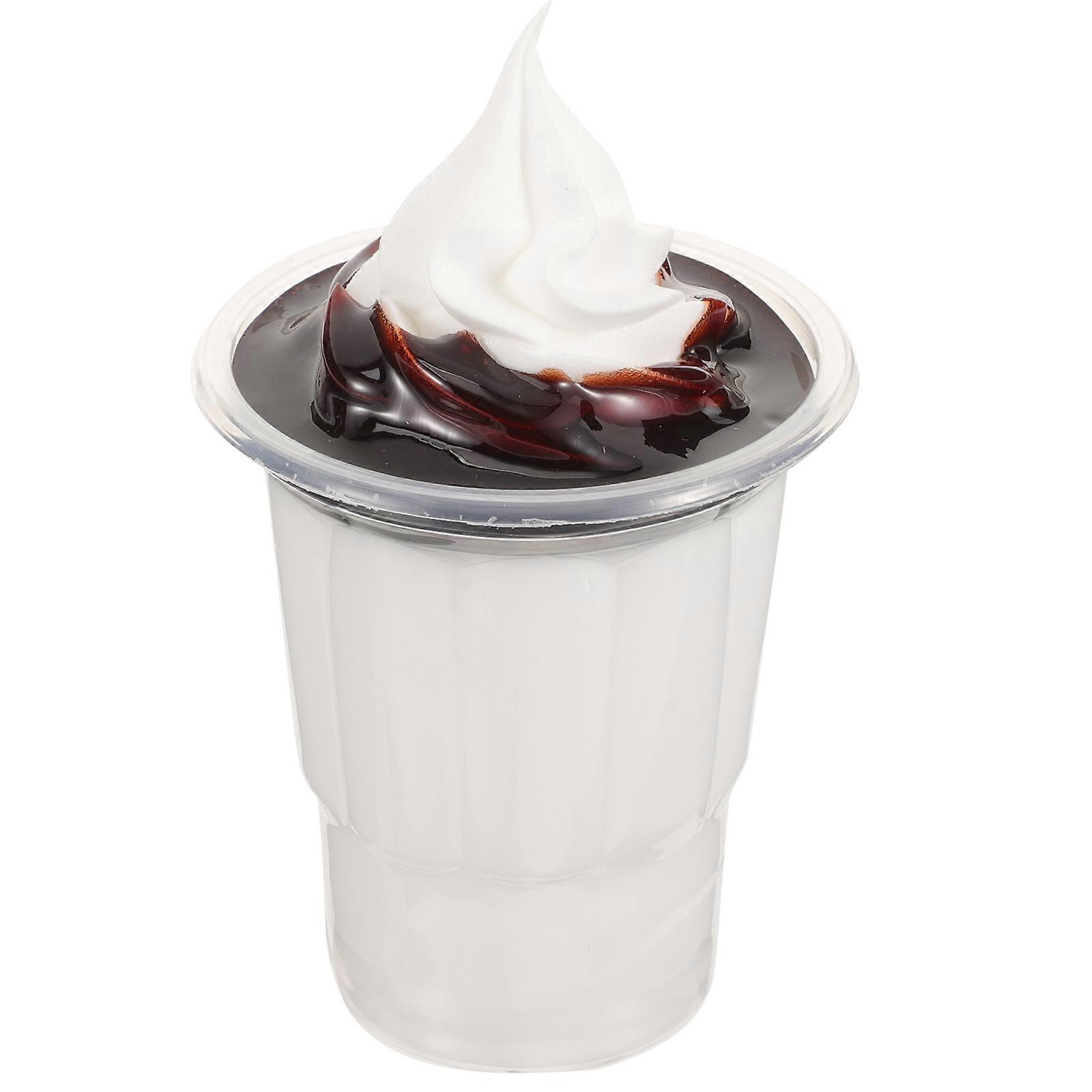 Artificial Ice Cream Simulation Display Accessory Photography Props 14X8.5CM 1Pcs