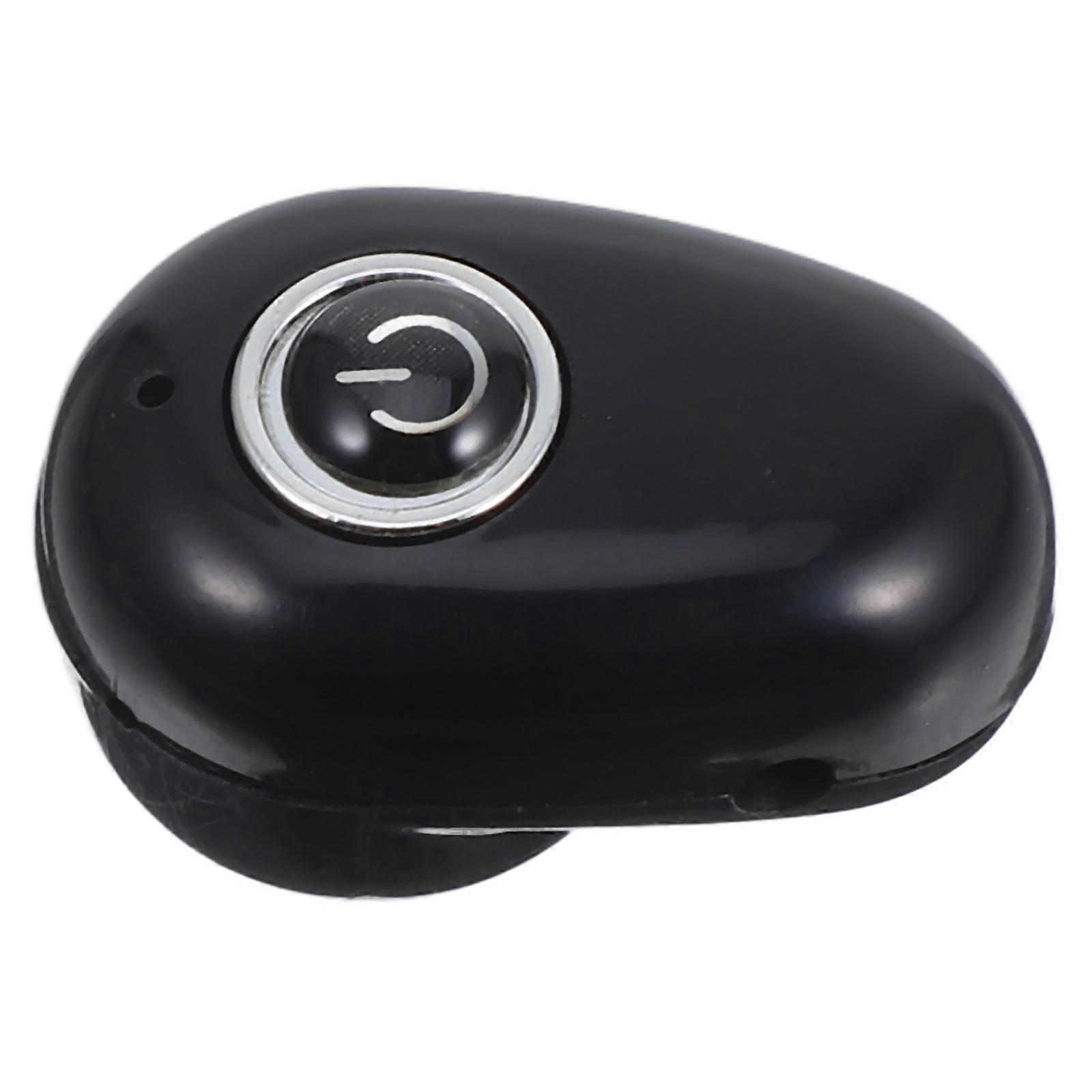Stereo Earbud Single Mini Wireless Earphone for Home Use Black