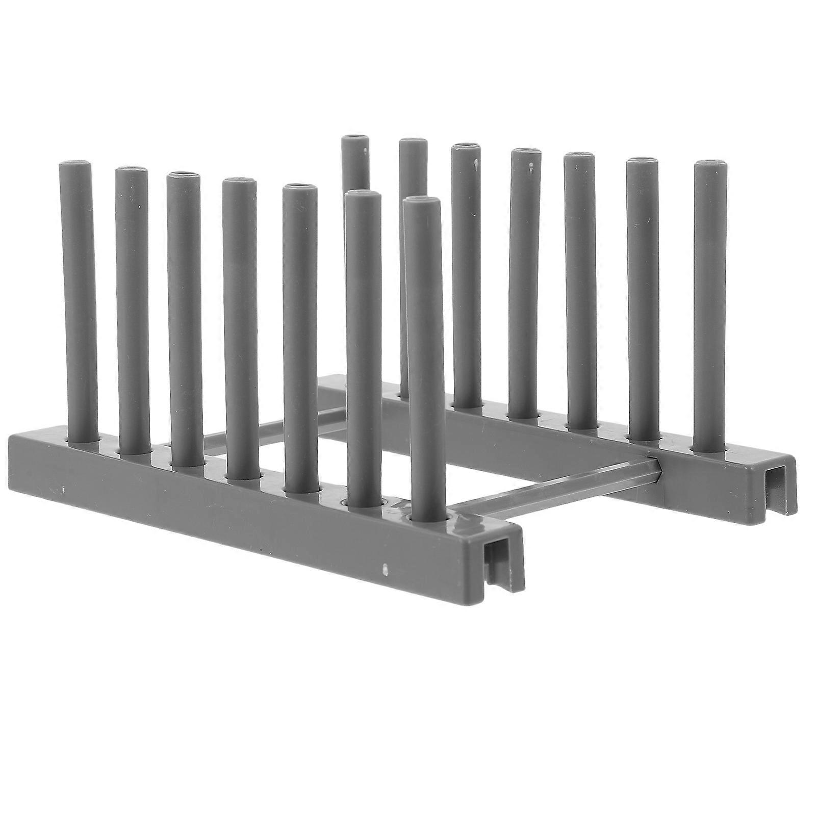 Kitchen Utensils Storage Rack Plastic Dish Drying 17x12x9.5CM Simple and Modern 1Pack