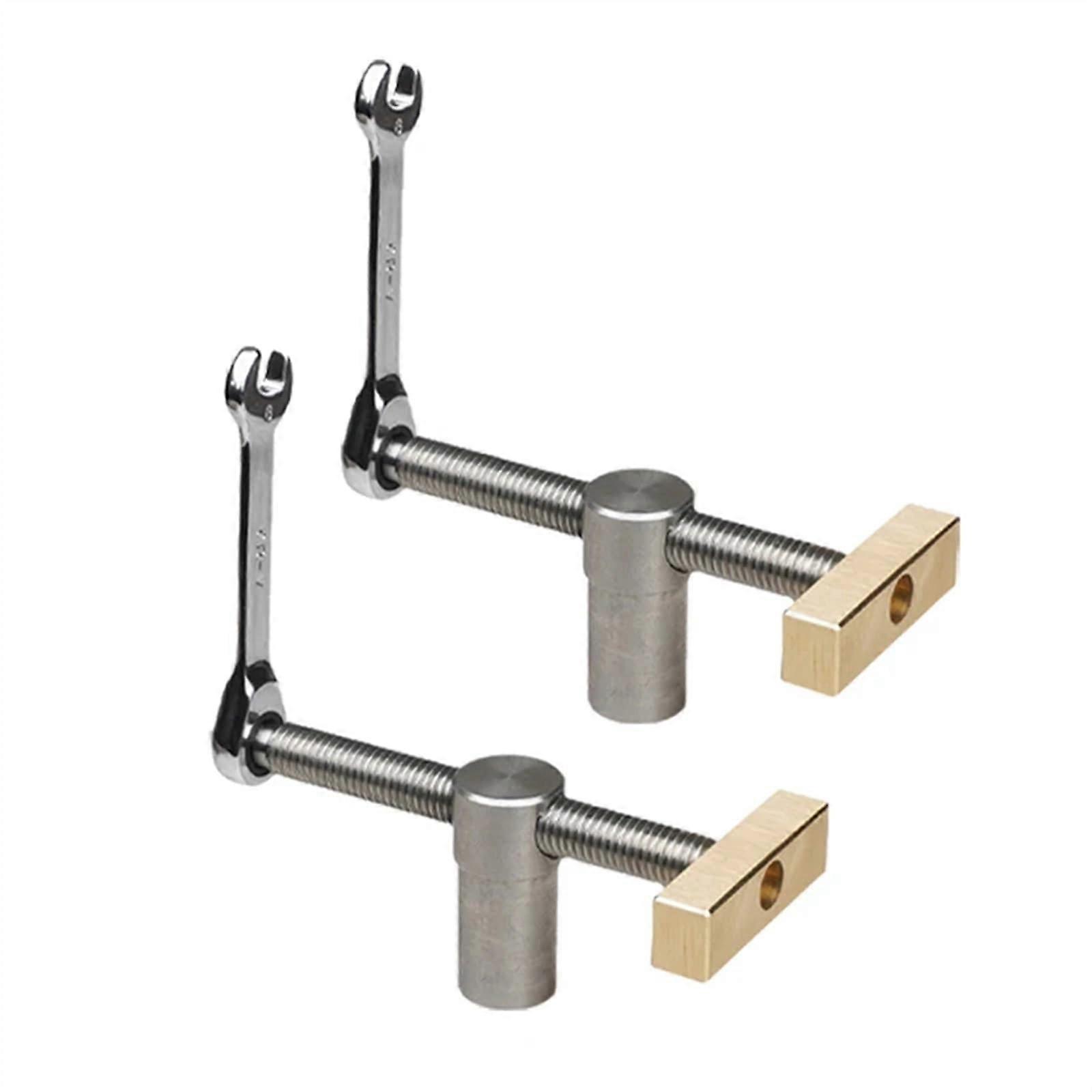 Workbench Desktop Quick Fixture 20MM Hole Adjustable Clip Stop Dog For Woodworking Benches Carpentry Clamp Tool 2 Pieces