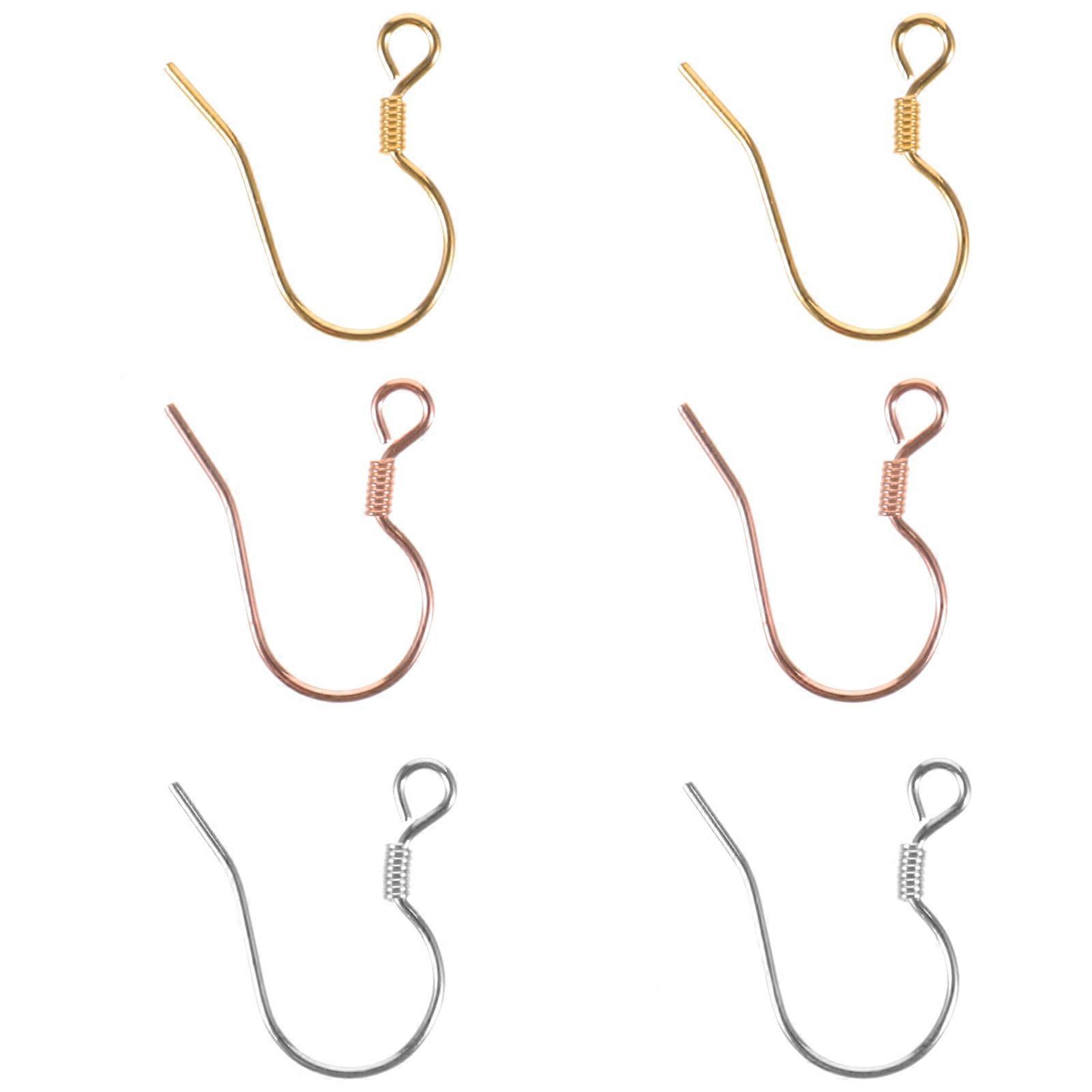 Assorted Silver Earring Hooks for Earring Making 12Pcs Jewelry Kit
