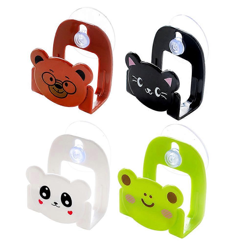 Kitchen Sponge Drain Rack Storage Rack for Cleaning 12Pcs Cartoon Shape