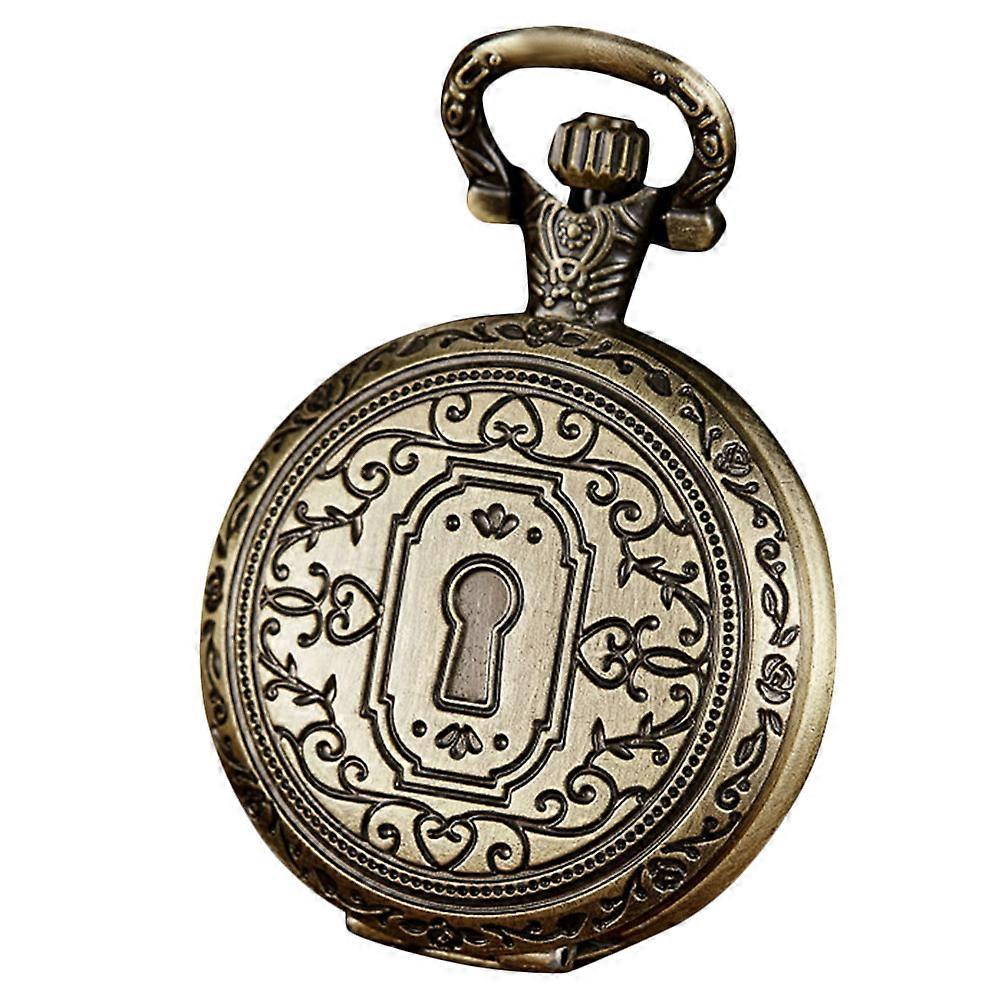 4Pcs Retro Quartz Pocket Watch Perfect For Family Members Occasions With A Unique Vintage Style And Accurate Timekeeping