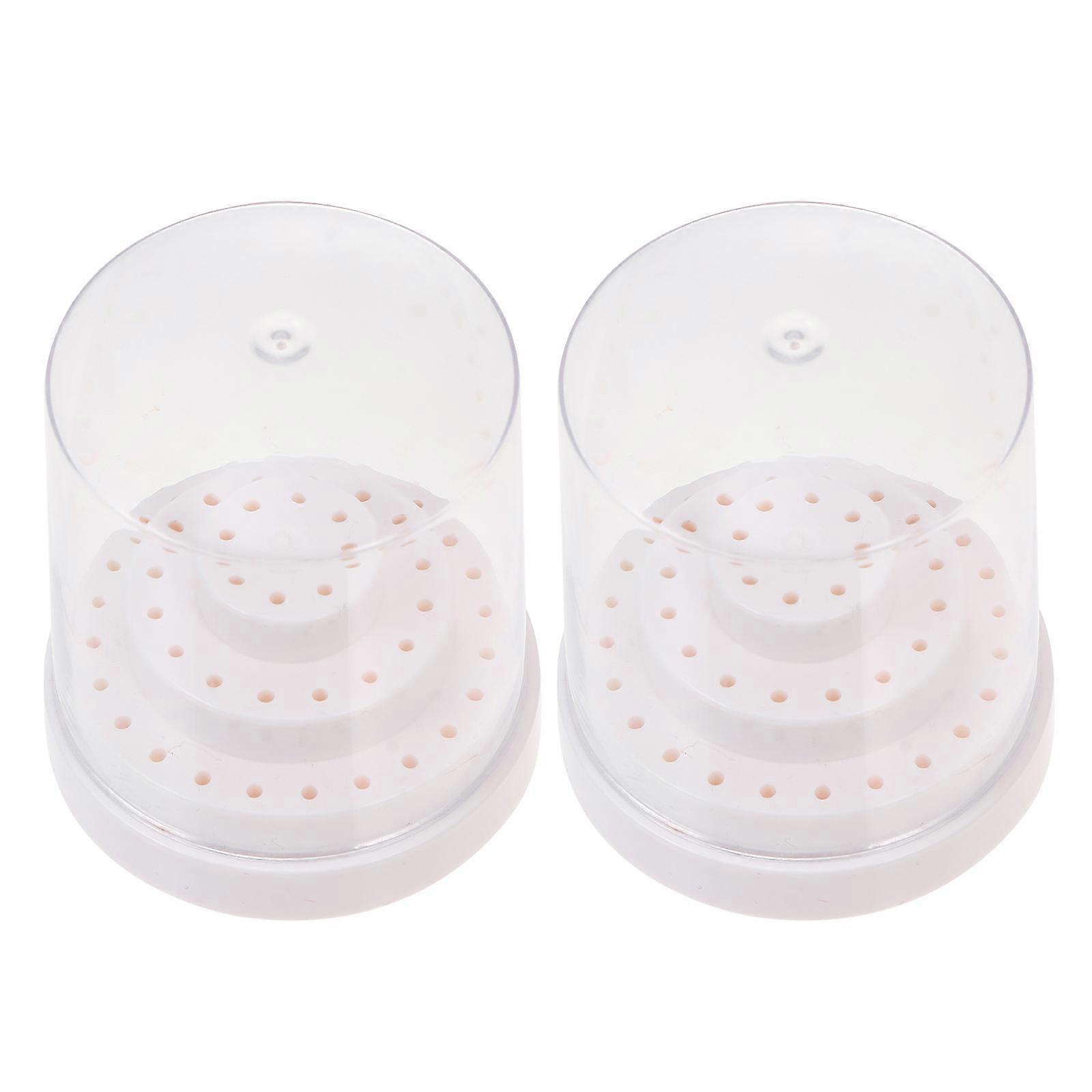 Nail Drill Bits Box Storage for 12Pcs Nail Art Drill Bits Display