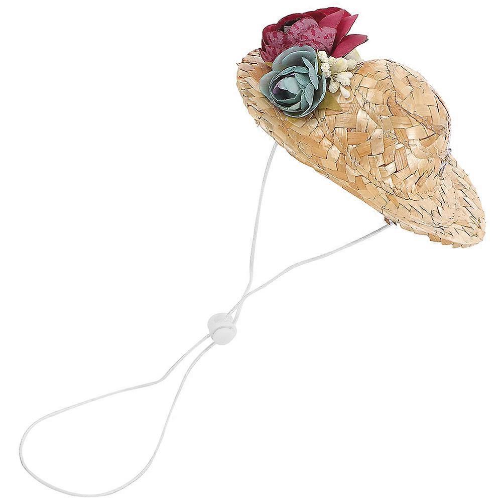 Dog Hat for Costume Use 2Pcs Small Handmade Sombrero