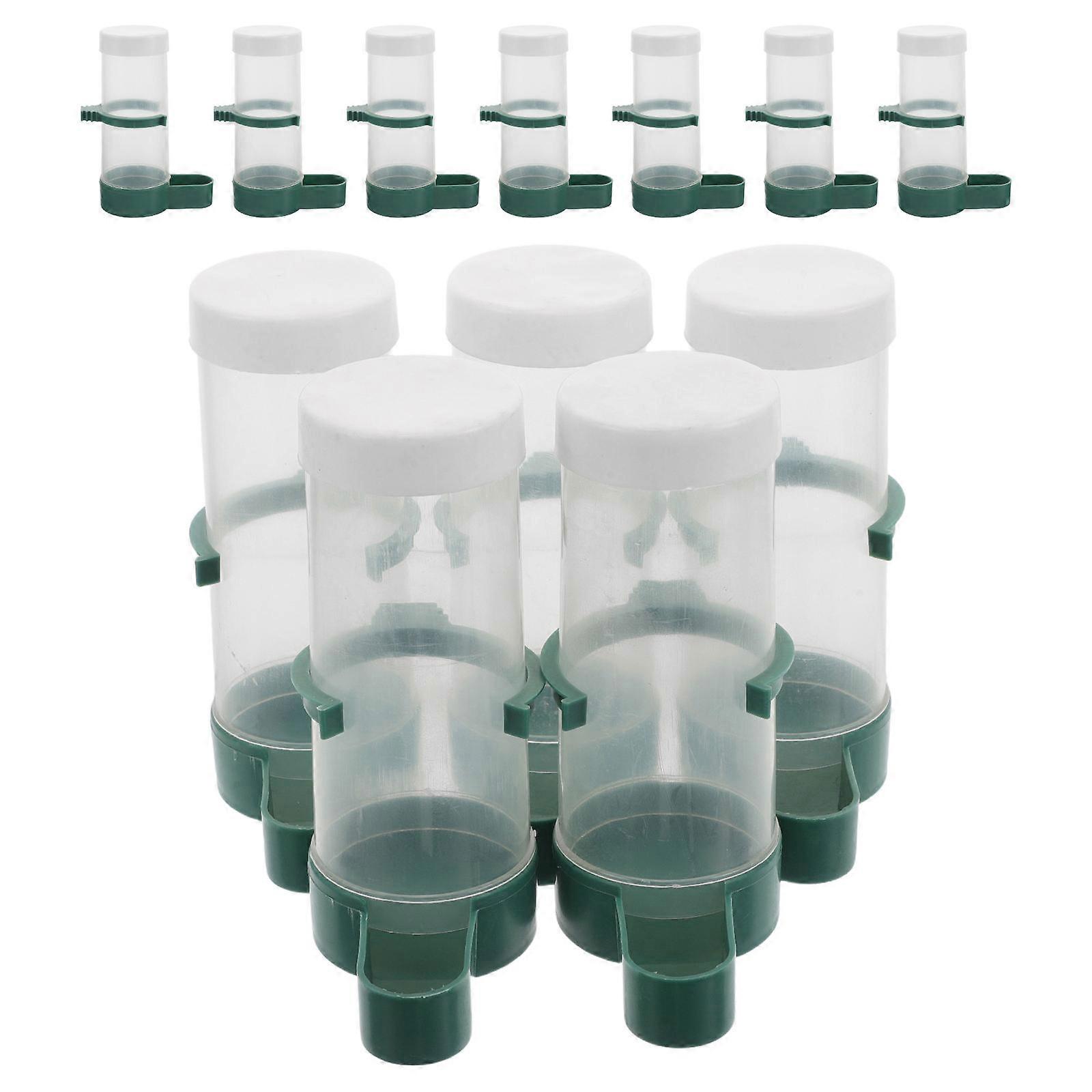 Automatic Bird Water Dispenser Plastic Bird Feeder 40Pcs for Parrots