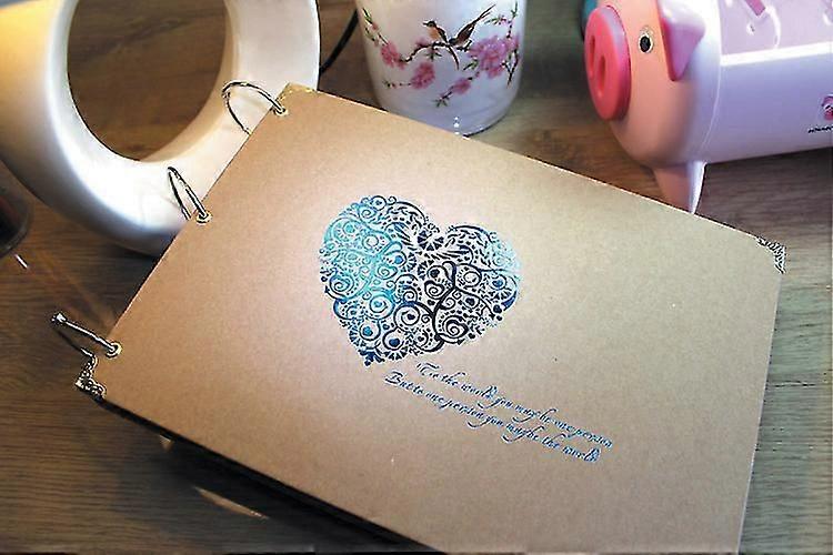Scrapbook Photo Albums Diy Retro Wedding Guest Book Refillable Travel Memory Book Scrap Book