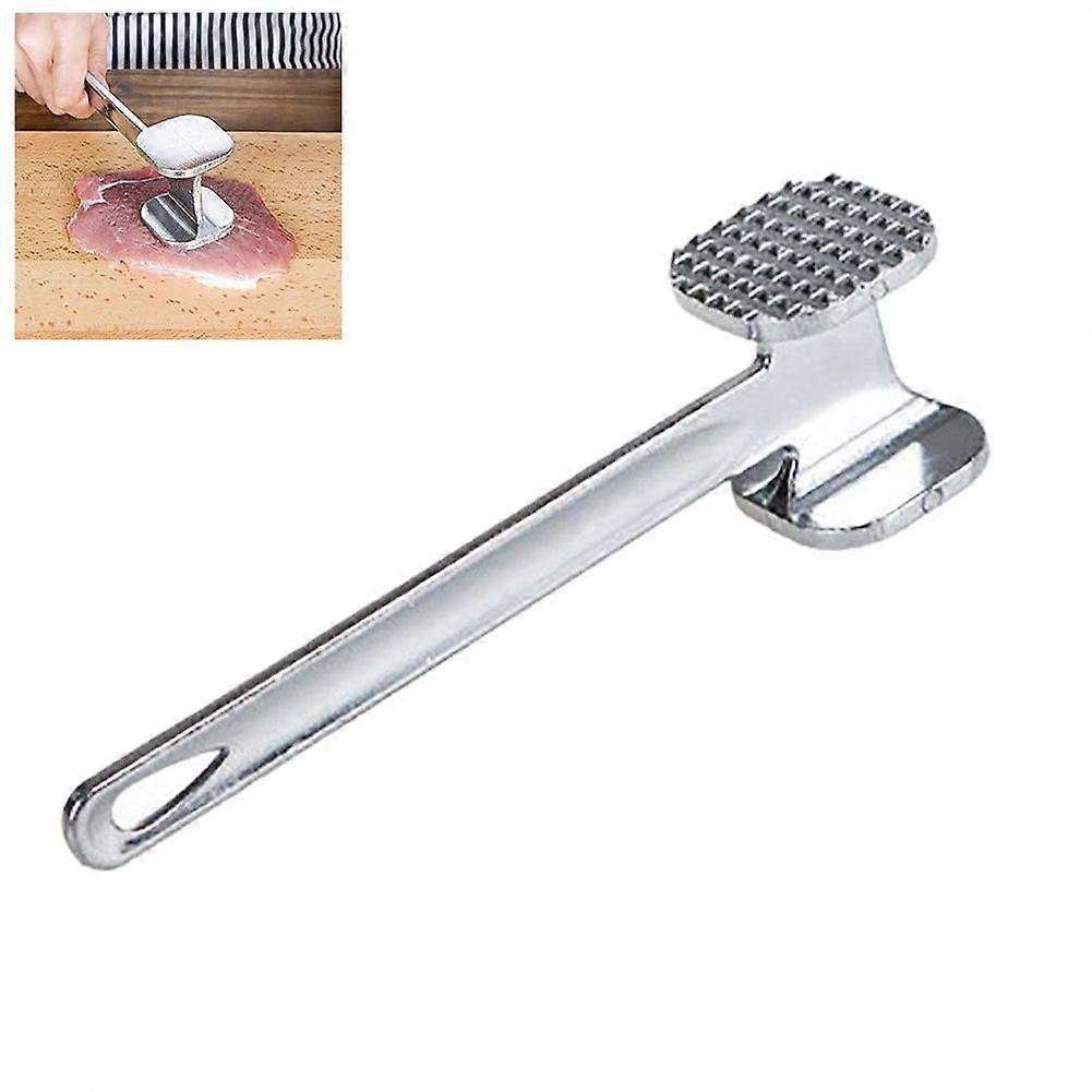 Double Sided Meat Hammer with Long Handle Meat Tenderer Tool