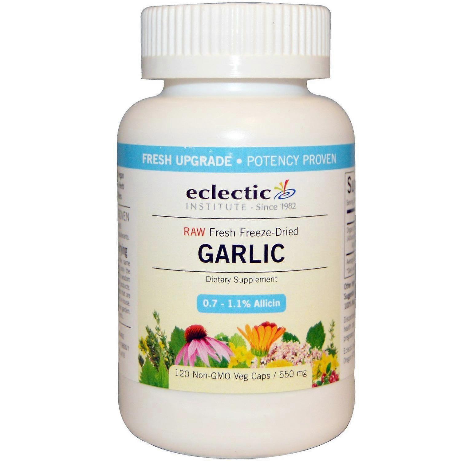 Eclectic Institute, Garlic, 550 mg, 120 Veg Caps