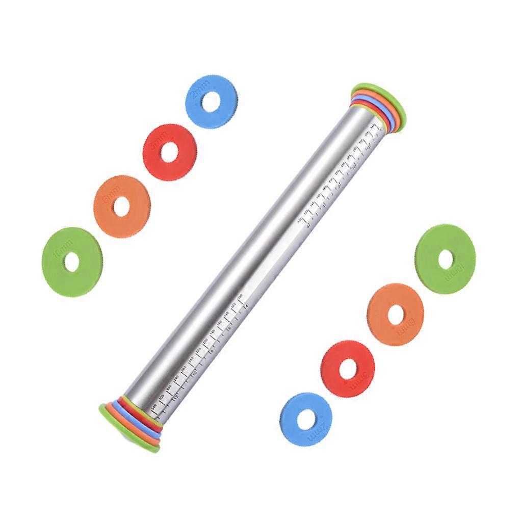 Adjustable Roller Non-Stick Rolling Pin For Easy Cleaning And Eco-Friendly Baking Rolling Tool