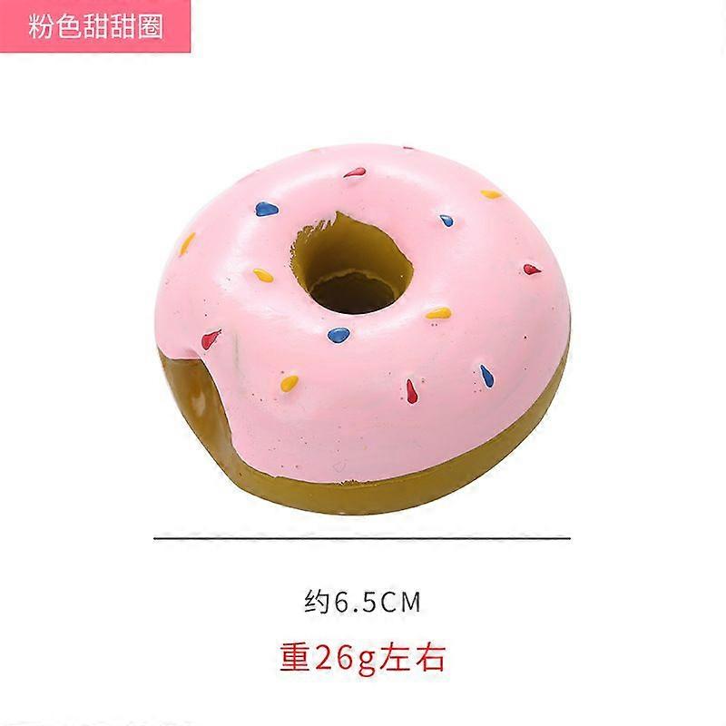 Donut Dog Toy, Squeaky Latex Play Toy for Small and Medium Dogs,Donut Shaped Squeaker Dogs Toy