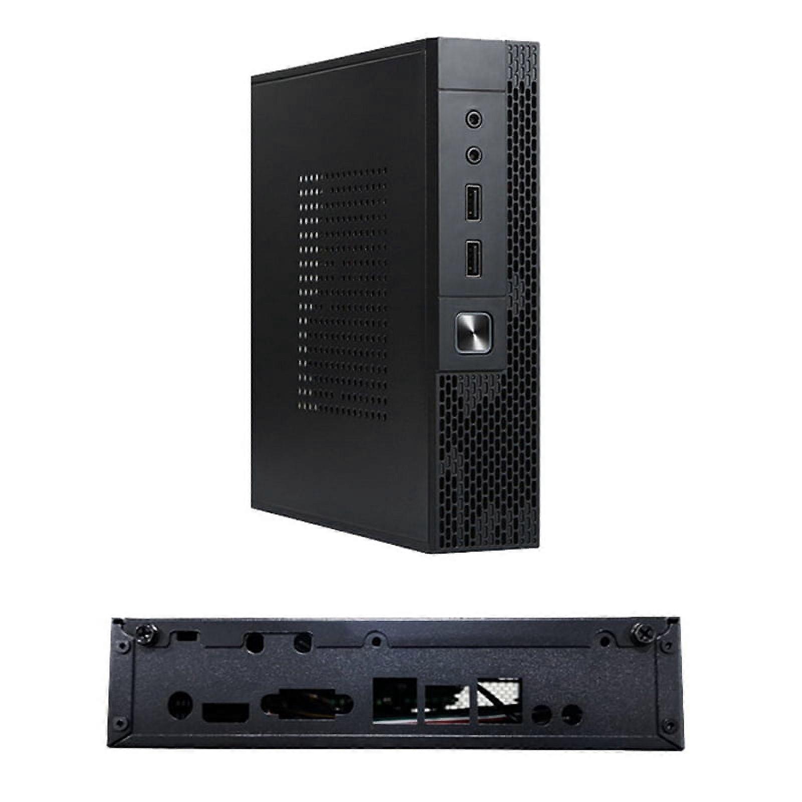 Mini-ITX HTPC for Case Box Chassis Monitoring Server Chassis Industrial Control Computer USB AUDIO Ports Enclosure