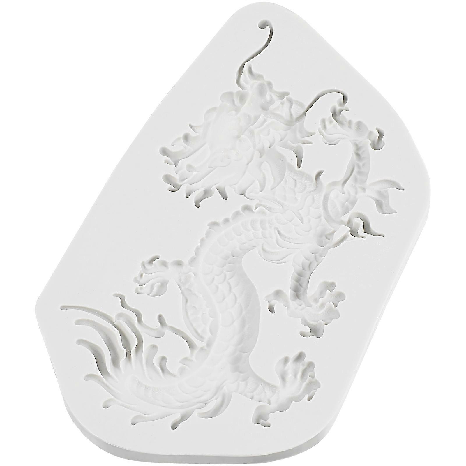 Flexible Silicone Mold Dragon Mold for Chocolate 4Pcs Baking Tool