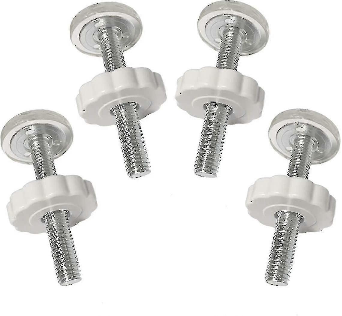 4 Pcs Pressure Baby Gates Threaded Spindle Rods Walk Thru Gates Accessory Screw Bolts Kit