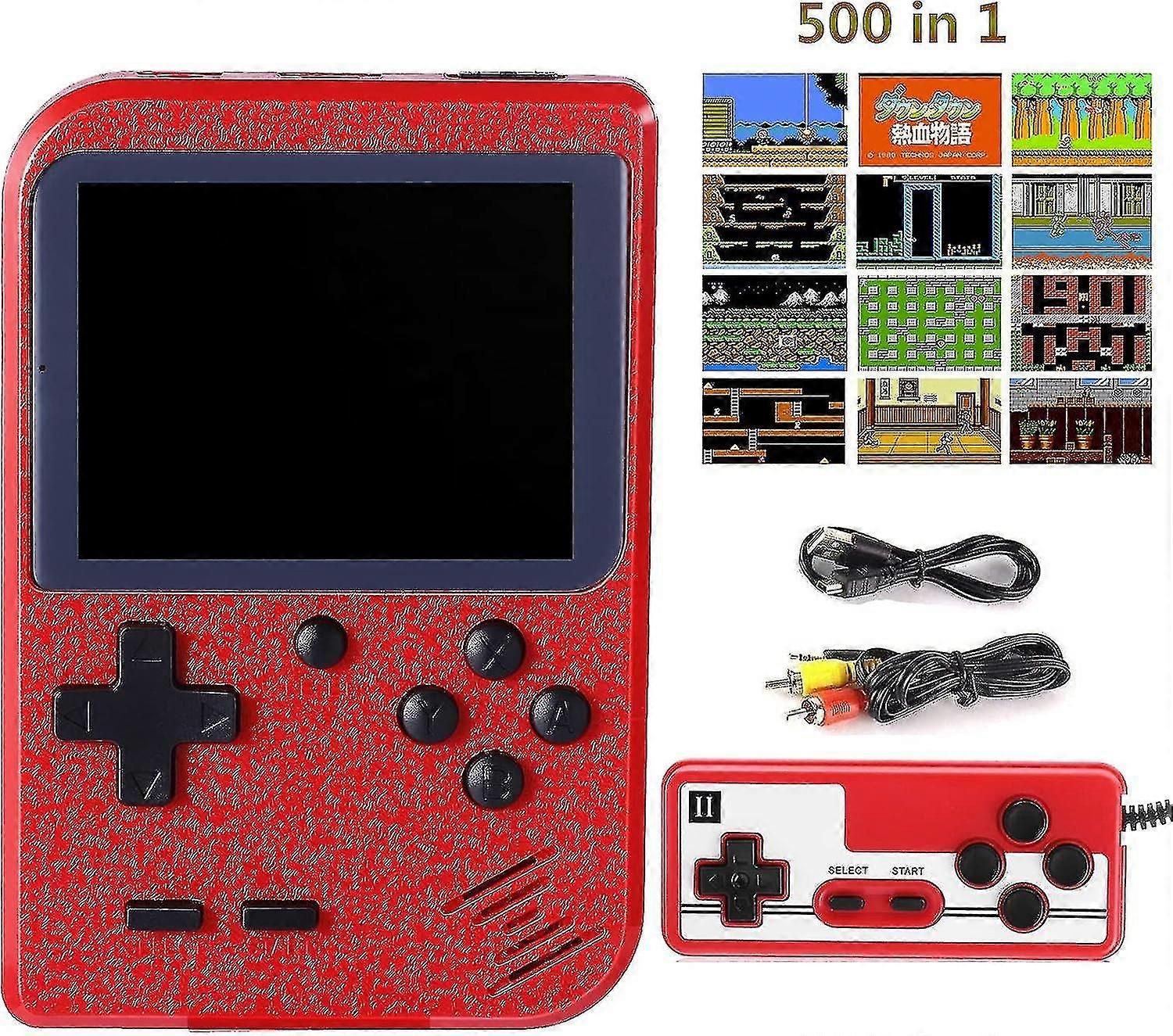 Handheld Portable Mini Retro Game Console with 500 Classical FC Games 26s