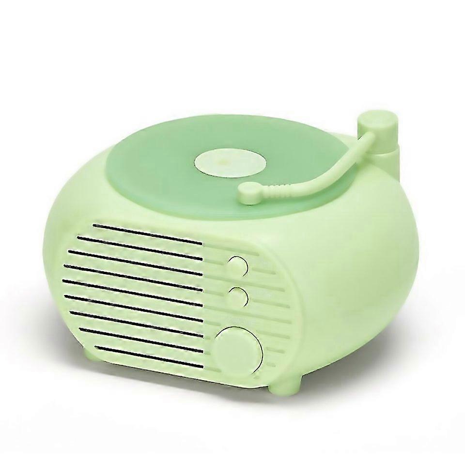 For Retro Mini Record Player Wireless Bluetooth Speaker Multifunctional Card Desktop Speaker