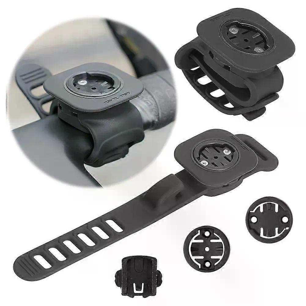 Silicone Bicycle Computer Mount Non-slip Bicycle Handlebar Computer Mount Multi-Function Bike Computer Stand Cycling Accessories
