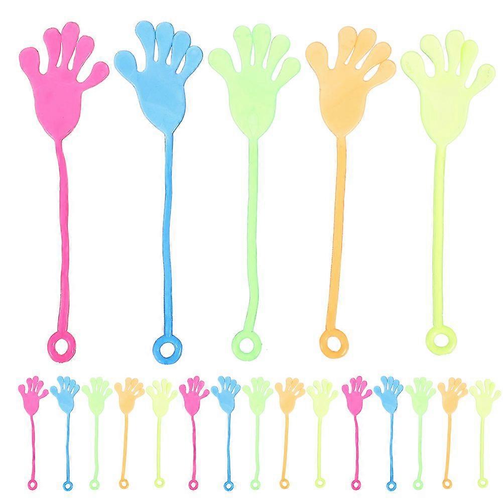 28pcs Mains Collantes Jouet Extensible Mains Collantes Jouets Mains Collantes Cotillons