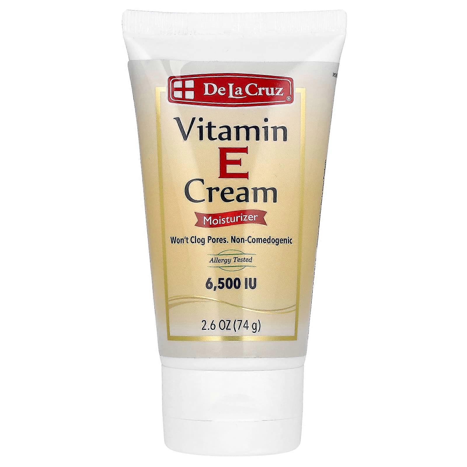 Vitamin E Cream, Moisturizer, 2.6 oz (74 g)