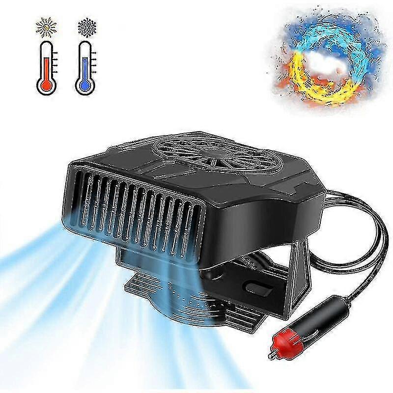 Car Cabin Heater, Heated Car Fan, 2 In 1 Fan Heater Function