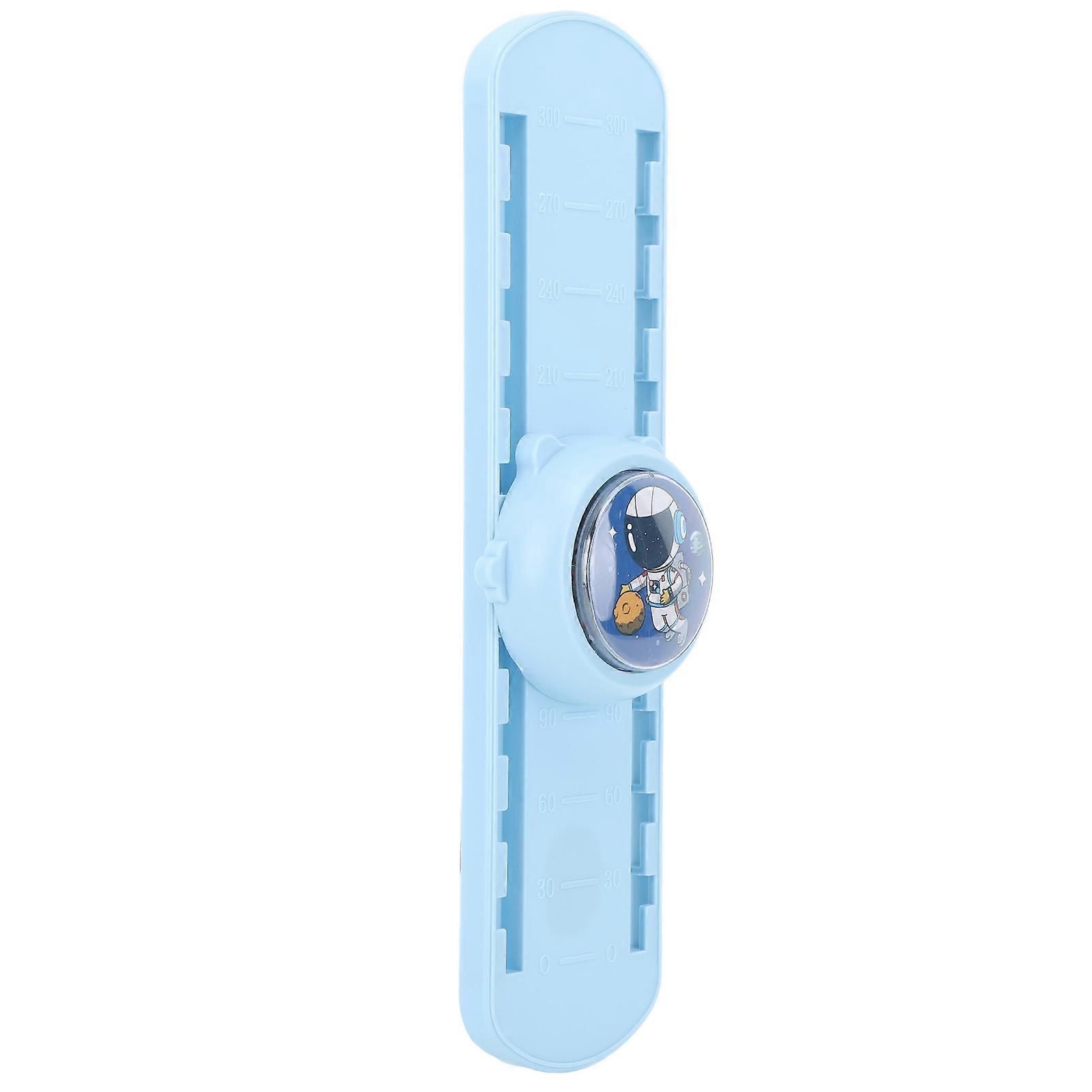 Kids High Jump Training Toy Voice Broadcast Touch High Jump Counter Adjustable Lighting Growth Chart Exercise Blue 