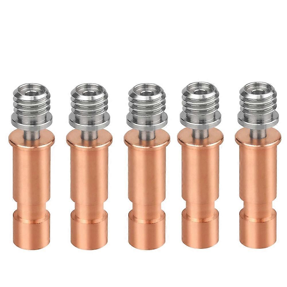 5pcs for Anycubic Kobra S1 Heatbreak Bi Metal Throat 320℃ All Metal Kobra Heat Dissipation Block 3d Print Head Accessory