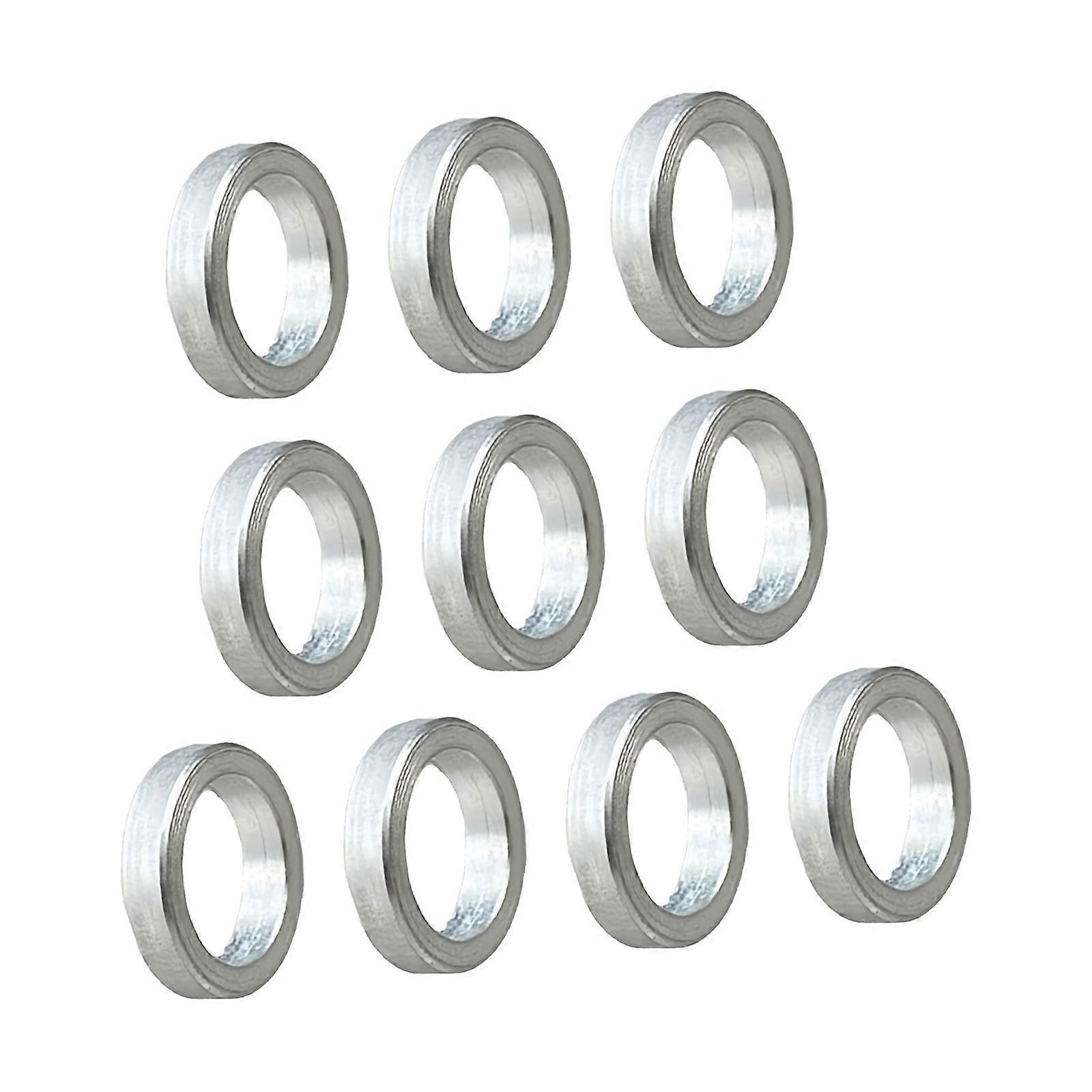 10lots Easily Install Crankset Washers Bicycles Headsets Spacers Adjust Spacer for Improved Cycling Experiences Multicolor