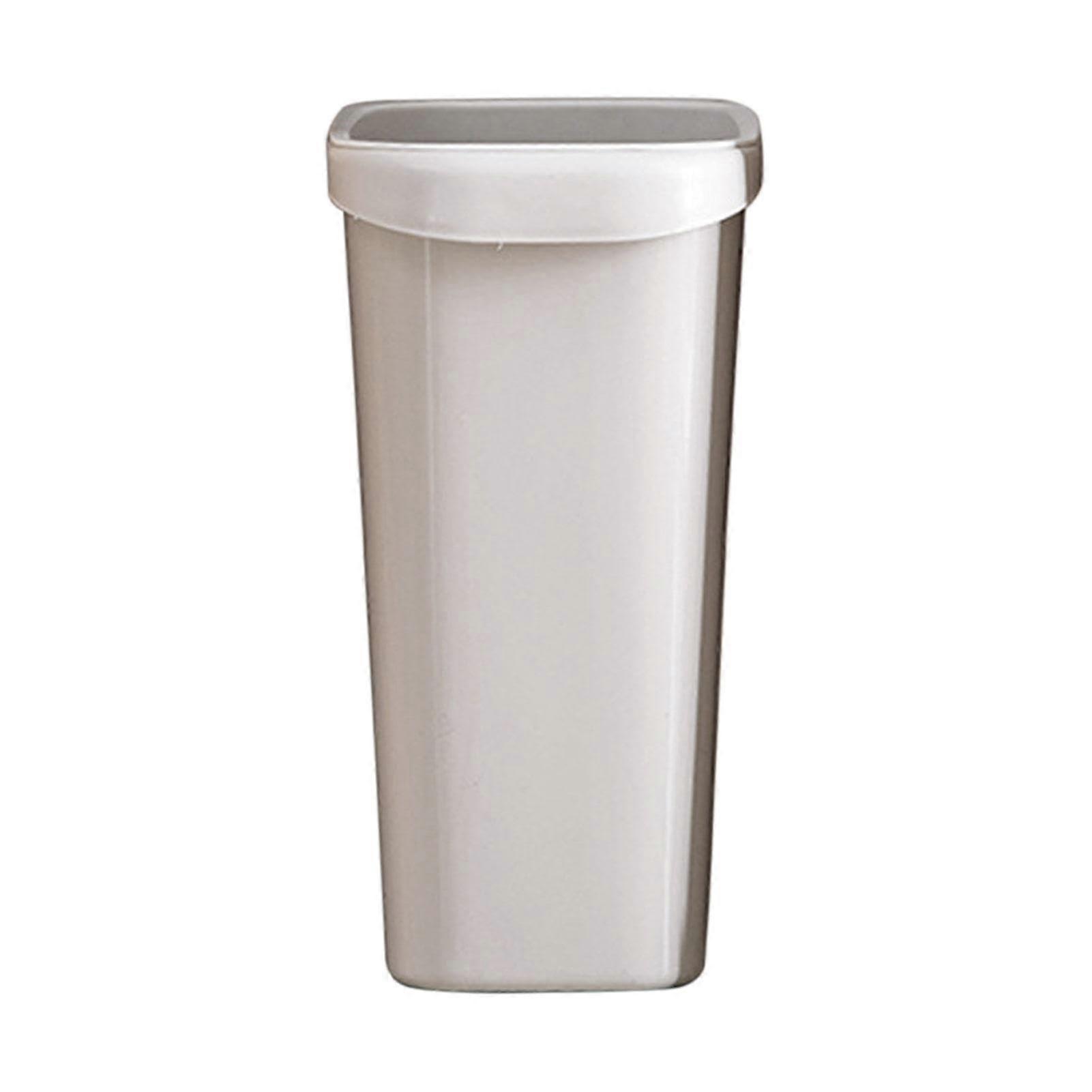 Slim Kitchen Trash Can Open Top Waste Bin for Bathroom Bedroom Office Narrow Spaces