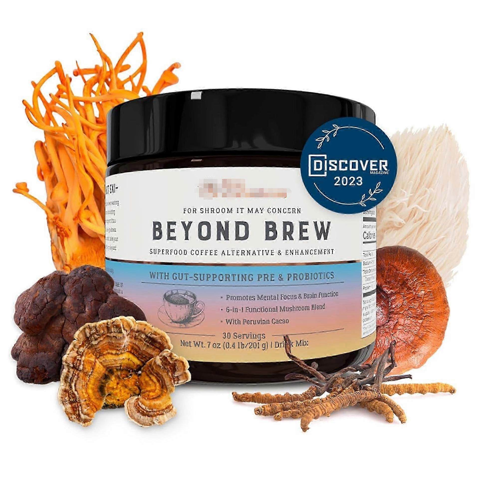 Mushroom Coffee Powder Is A Healthy Alternative To Low-caffeine Coffee.-jc