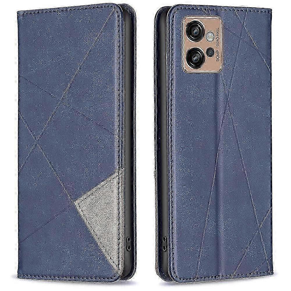 Geometric Print Phone Case for Motorola Moto G32 4G with Stand Function