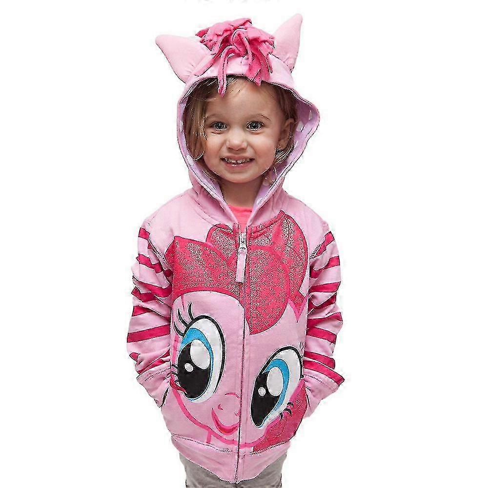 Ragazze Zip Up Felpa Con Cappuccio Bambini Et Cappotto Arcobaleno Dash Sparkle Capispalla