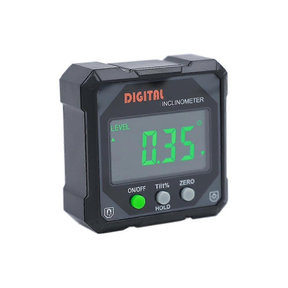 360° Level Box Digital Angle Protractor With Magnetic Inclinometer, Box Level, Wood Model B 1pcs