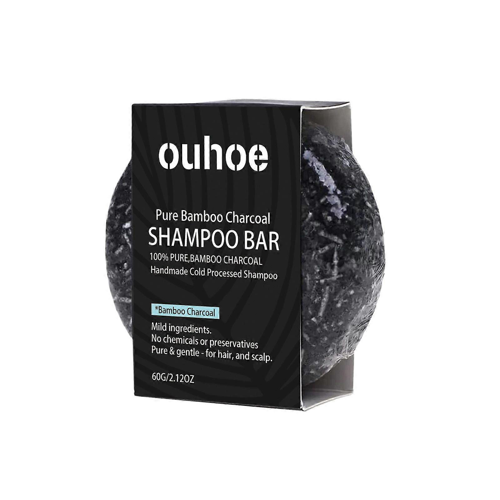 Bamboo Charcoal Shampoo Soap Contains Bamboo Charcoal Powder