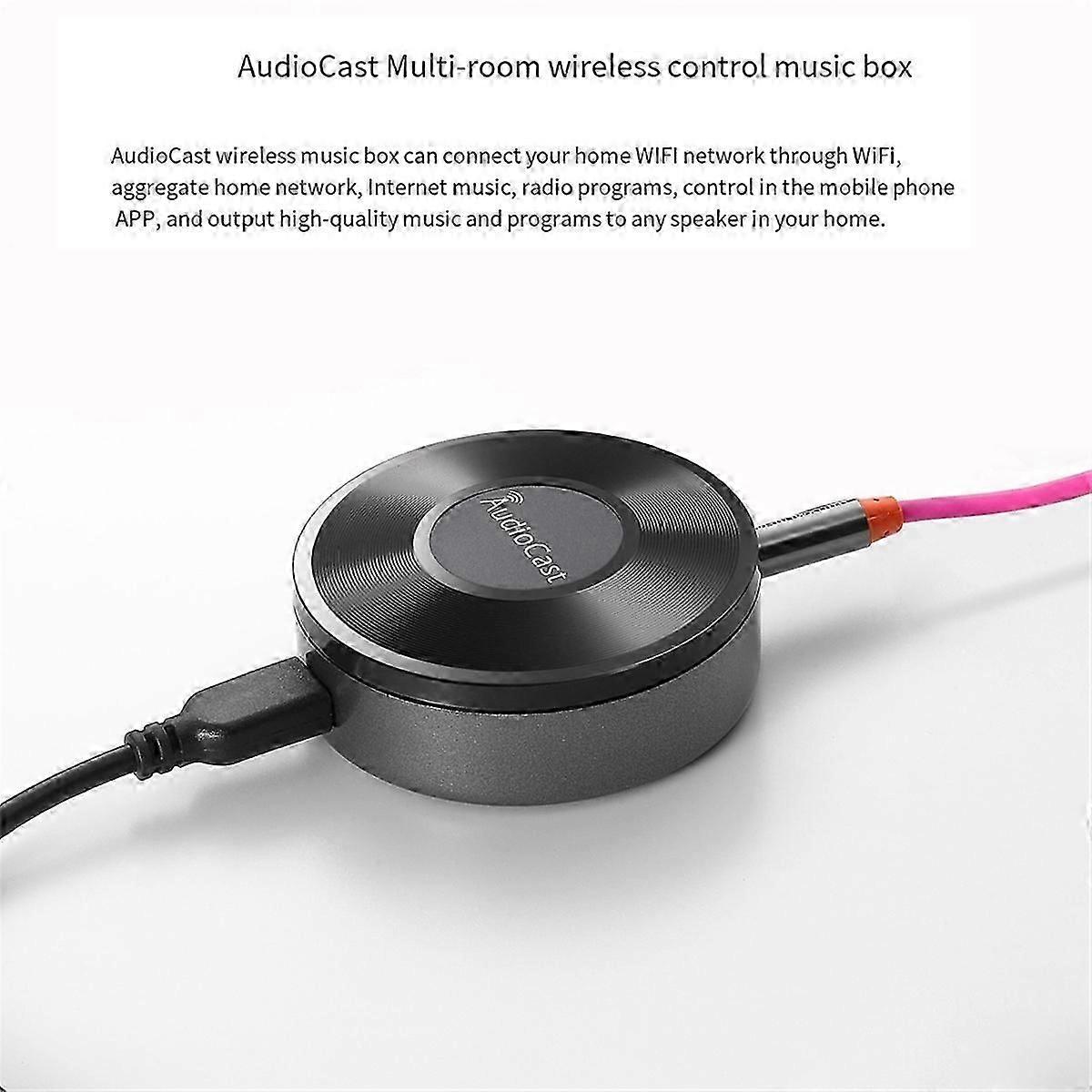 Wireless WiFi Music Audio Streamer Receiver Audiocast Ieast Play M5 DLNA for Airplay Audio Adapter M
