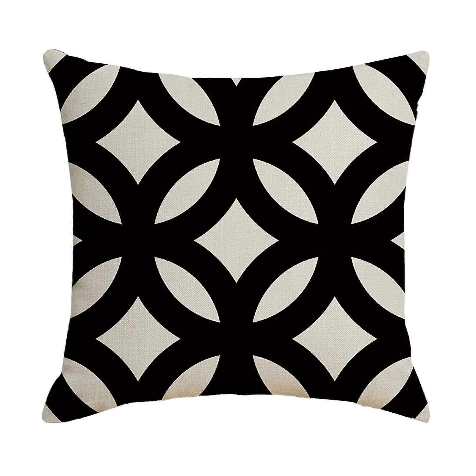 WRXMIJNHGSA Clearance,Black White Waterproof Hugging Pillow Household Design Pattern Sand Pillow