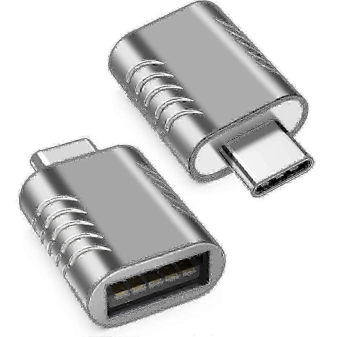 USB C to USB Adapter 2 Pack for Fast Data Transfer