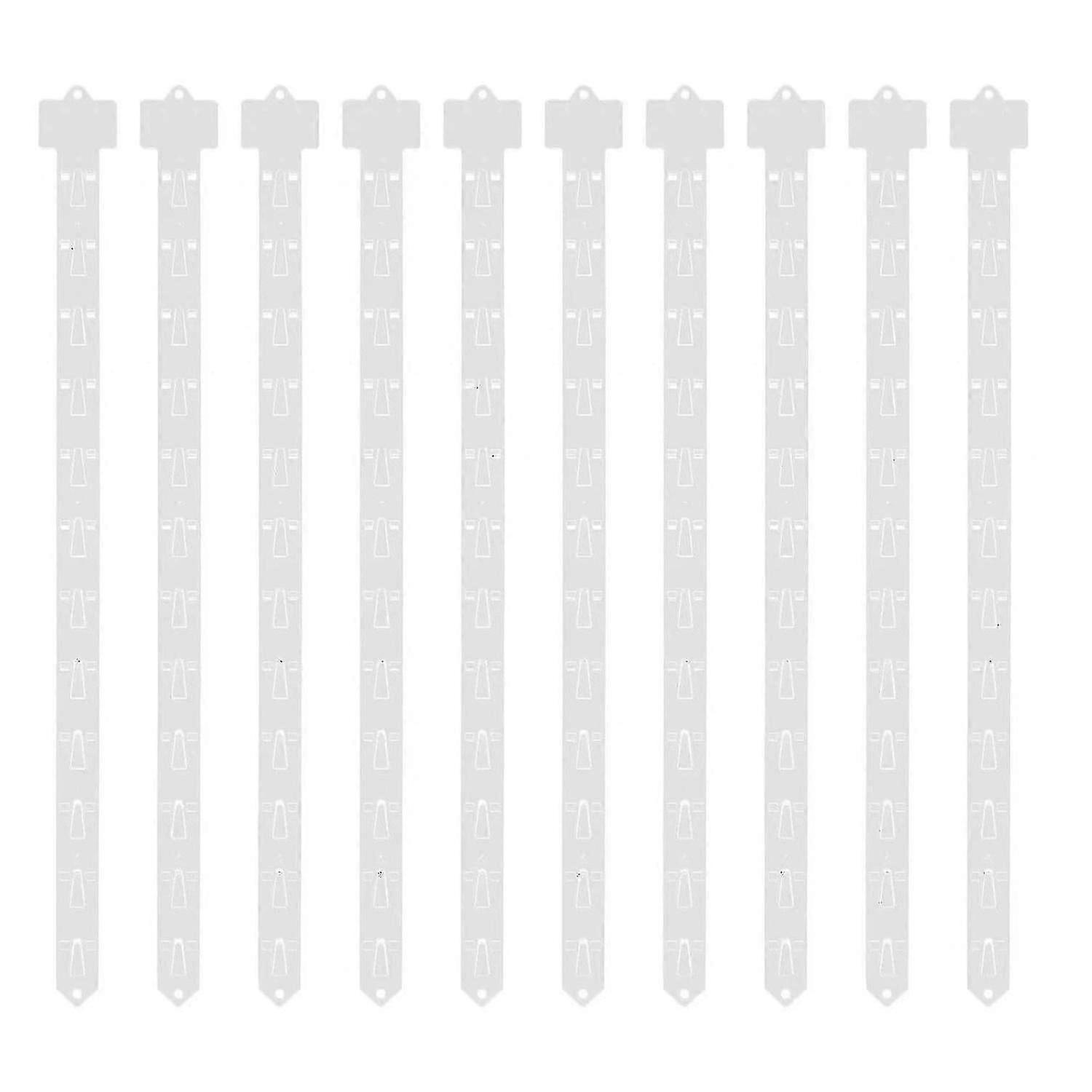 10pcs Supermarket Display Hanging Strips, Retail Store Product Hooks for Merchandise Hangers SZRH