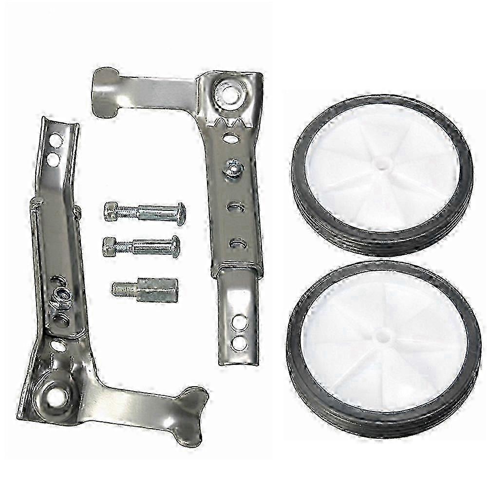 1 par de rodinhas de apoio para bicicletas infantis de 16 a 24 polegadas com velocidade variável.