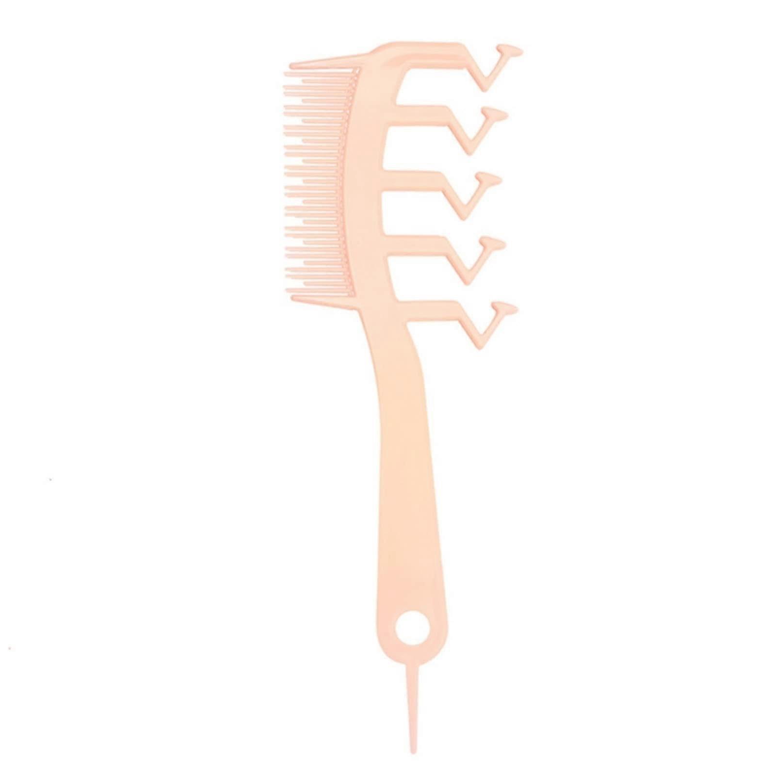 Comb Fluffy WideTooth Comb For Household Use Pink Color
