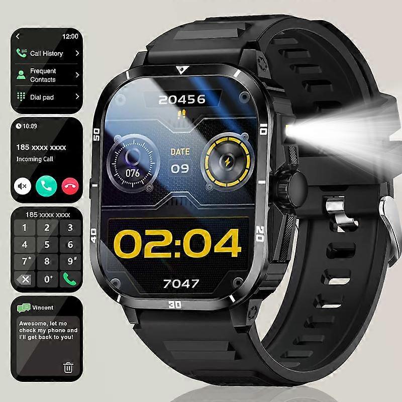 Unisex Multifunctional Smart Watch - 2.01" HD Screen, Wireless Call, Camera Control, Music Adjustment, Sports Functions, Custom Wallpapers |