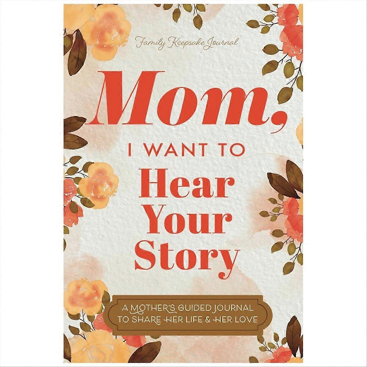 Mom I Want to Journal A Mother'S Guided Journal Multipurpose Journal Book Portable Notebook Parents