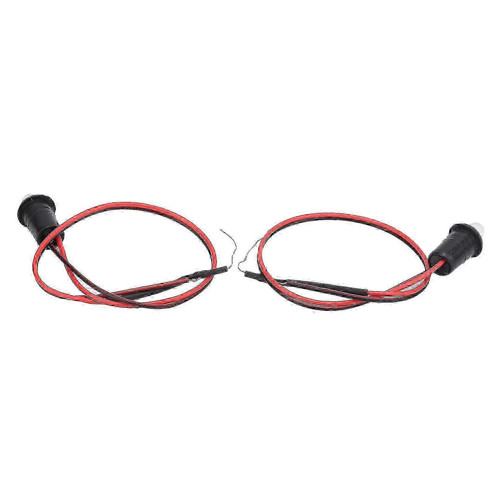 Car LED Fake Alarm Lamp Red Light Anti?Theft Automotive Security Modification Universal 12V