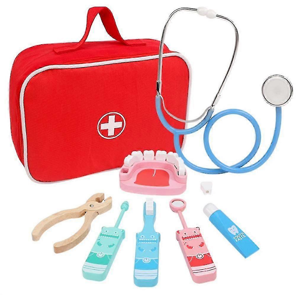 لعبة كيت الطبيب للأطفال، والتظاهر لعب الطبيب تعيين مع حالة حمل