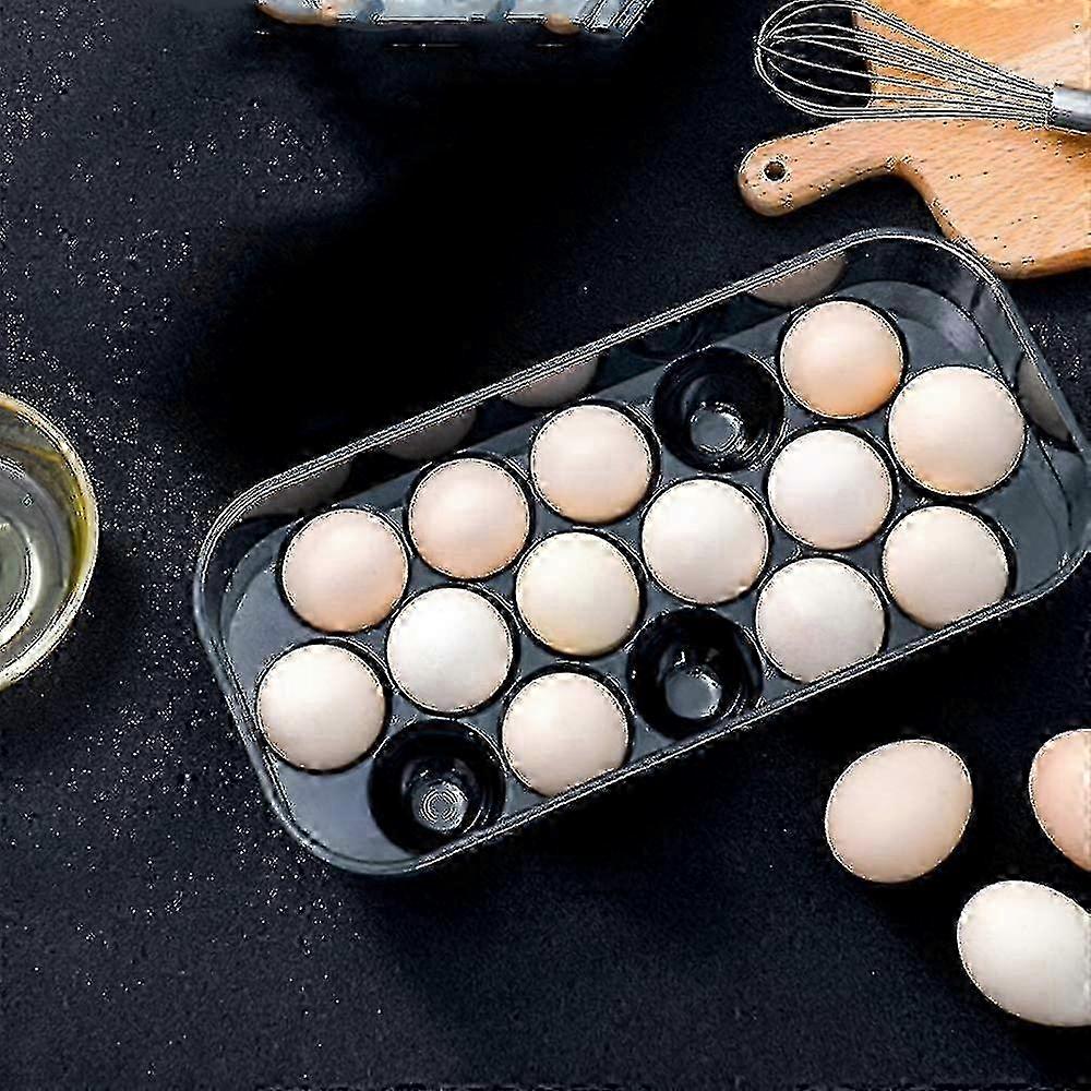 Plastic Egg Box Egg Box Fridge Box Egg Storage Stackable Egg Storage Box Kitchen Egg Container 16 Egg Refrigerator With Lid Kitchen Storage