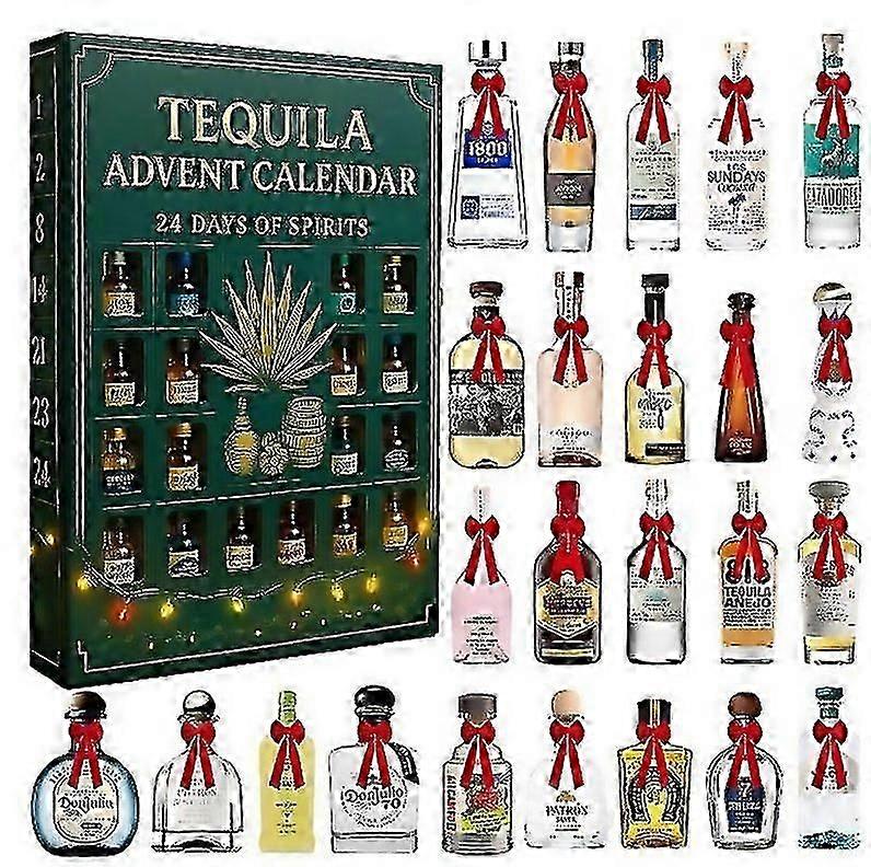 For Tequila Advent Calendar 24 Days Of Spirits 2d Acrylic Advent Calendar 2025 Tequila 24 Days Chris