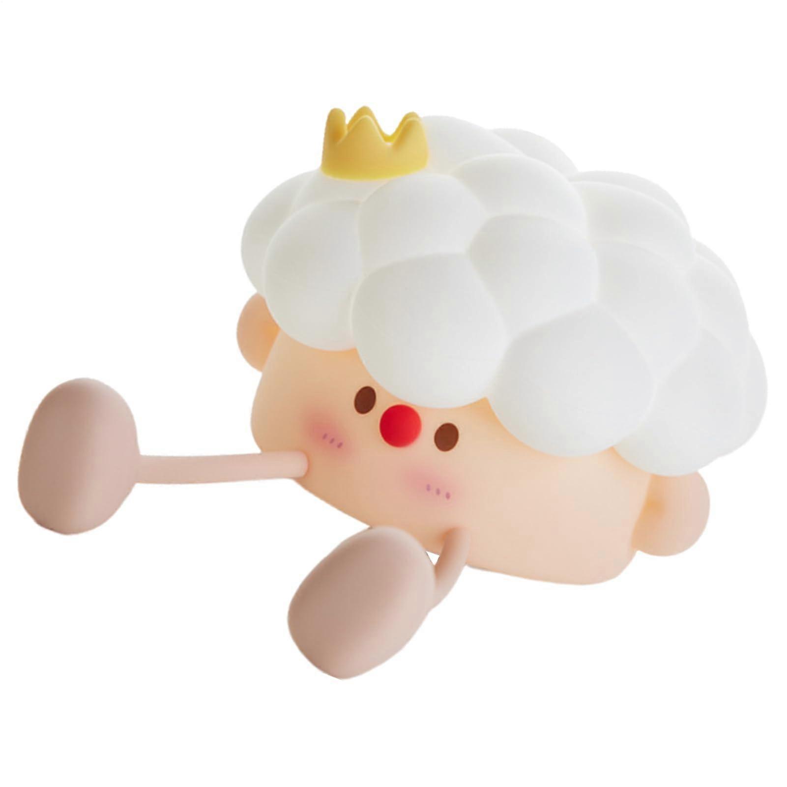 Silicone Clap Light Cartoon Prince Clap Bedside Lamp Rechargeable 3 Brightness Levels Dimmable Touch Lamp