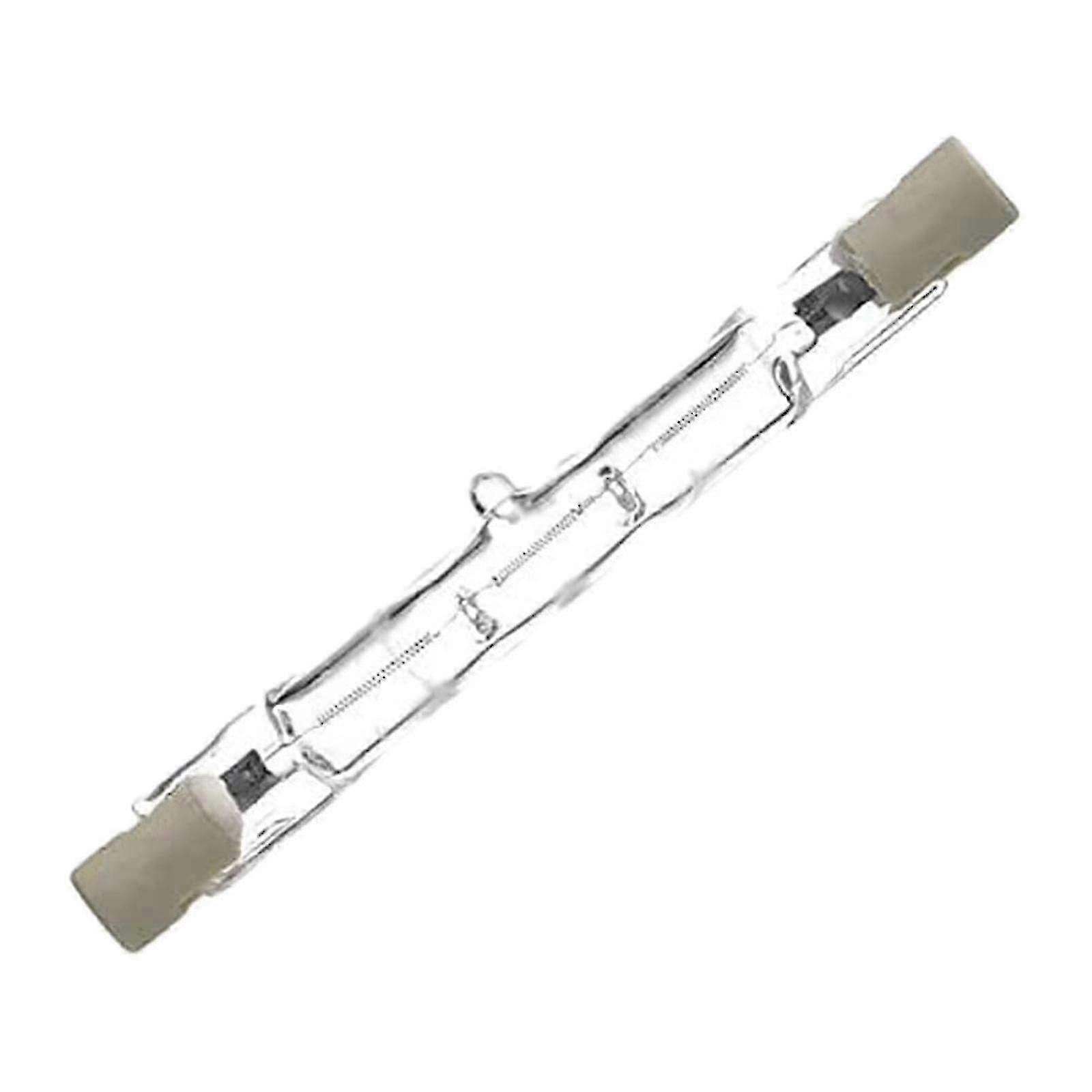 R7S Halogen Linear Light Bulb Warm White 118mm J Type Halogen Light Bulb 360 Beam Angle Dimmable for Work Wall Sconces Floor