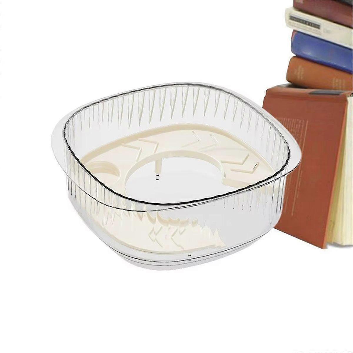 Small Turtle Aquarium Full View Multi Function Areas Water Turtle Habitat Crabs Shrimp Terrarium Ta