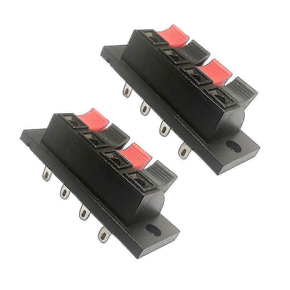 2pcs Accessories Binding Post Speaker Clamp Small Terminal Wp O 4-way Box