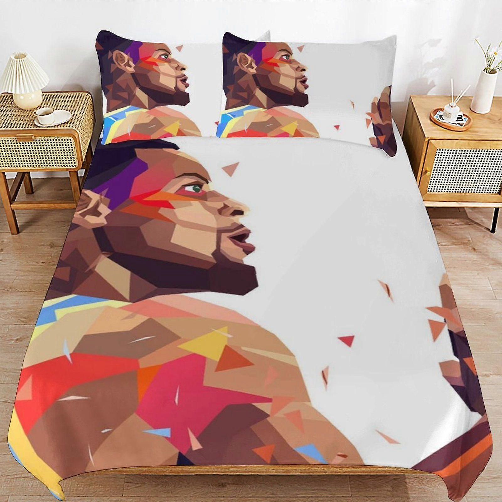 y6 Stephen Curry Simple Smooth Finish Practical Zipper Closure Soft Bedding Duvet Cover Sets Sleep Essentials v6